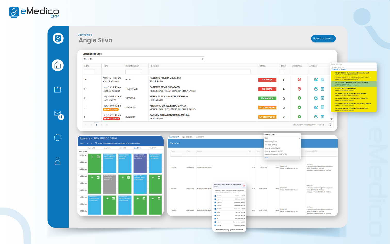 DASHBOARD EMEDICO