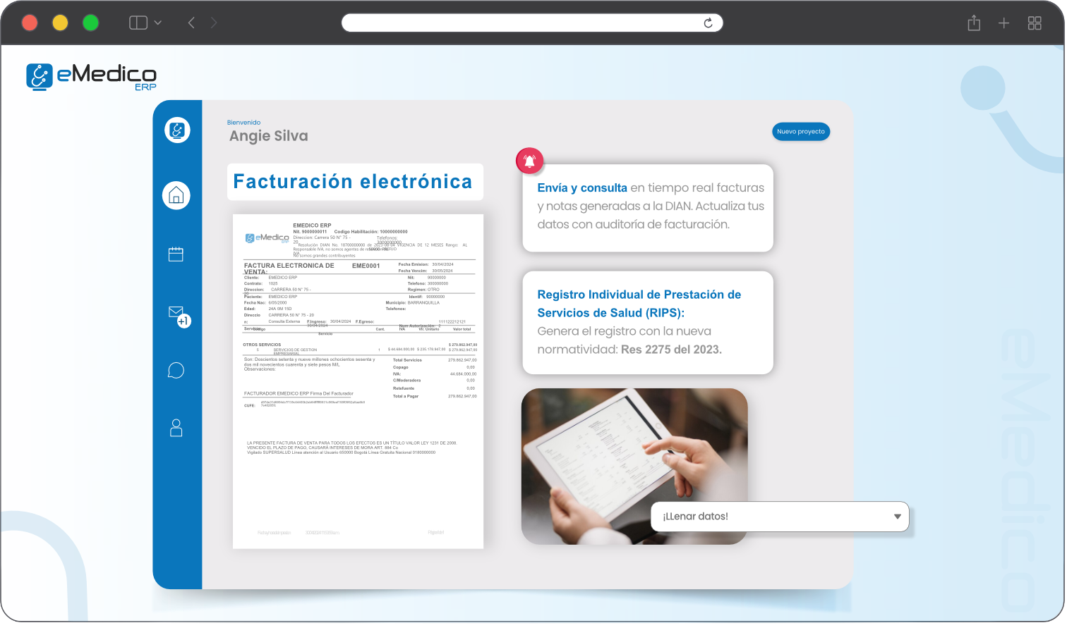 Facturación electrónica (eMedicoERP)